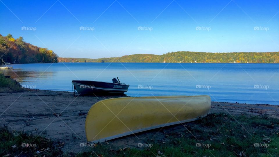 Fall in Mountain Lake