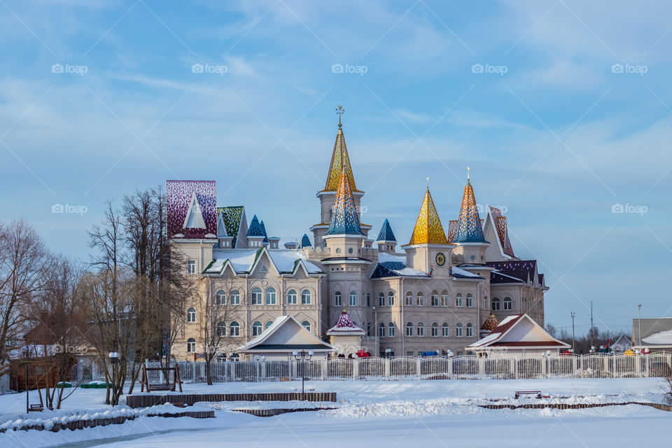 Magic fairytale castle for children in the Moscow region