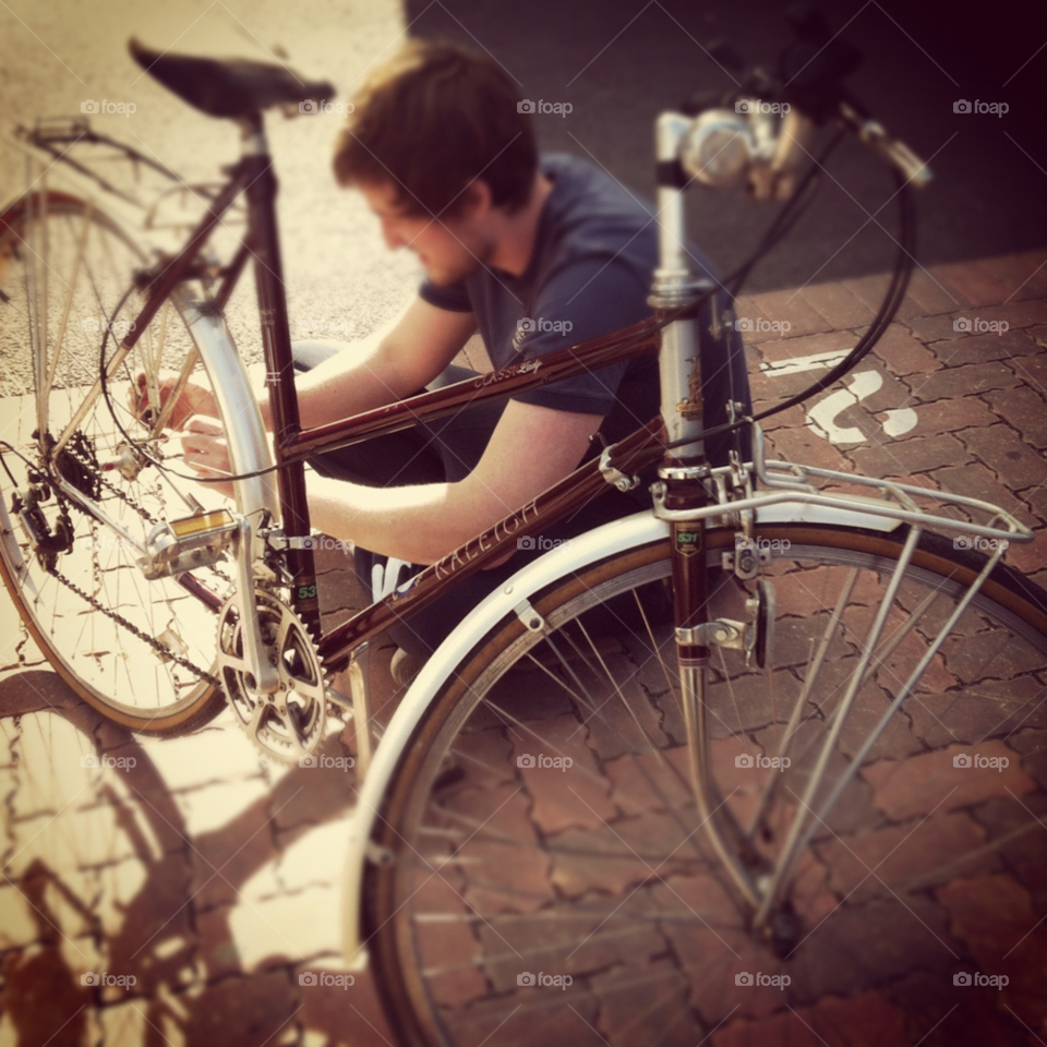 Wheel, Bike, People, Vehicle, One