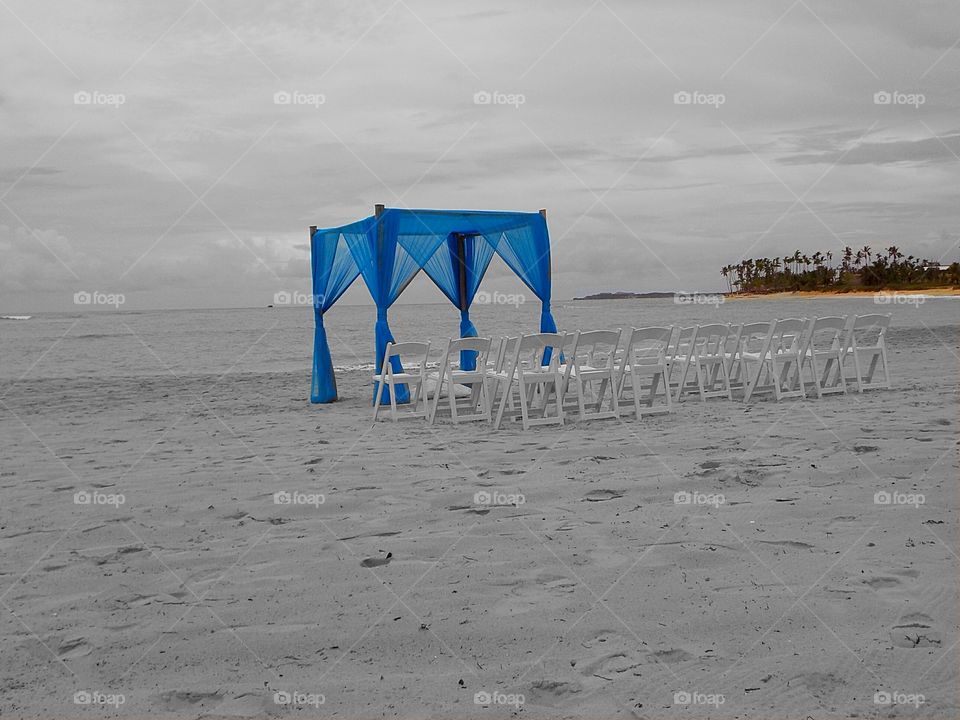 Dominican Republic Wedding In Grey and Blue