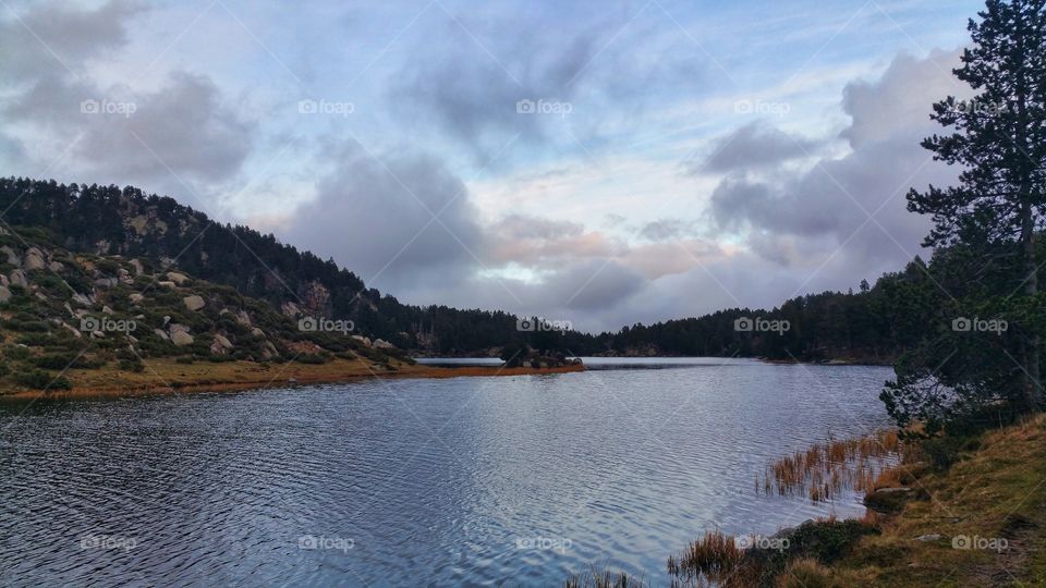 Lakeside blues.