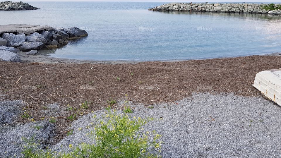 Seacoast of Platamonas, Greece