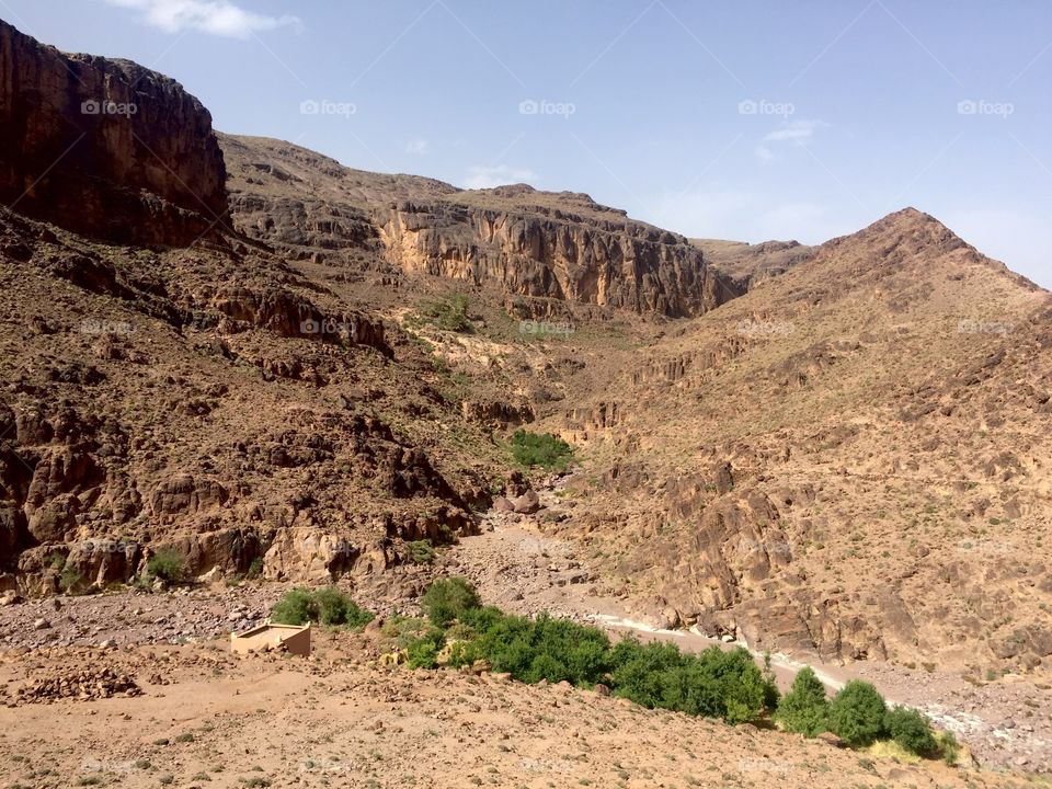 Mountain and valleys 