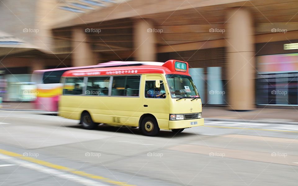 Hong Kong mini bus