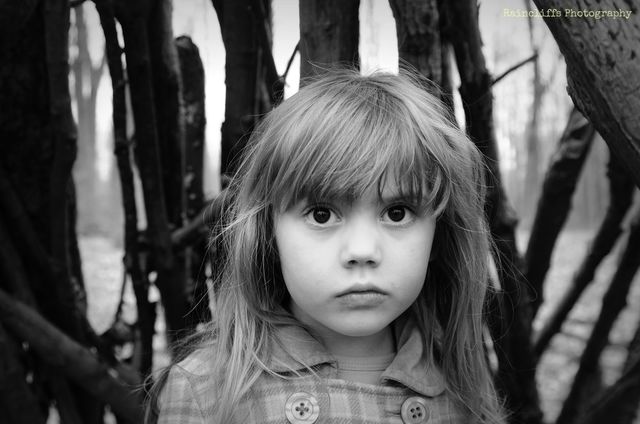 Girl in the woods