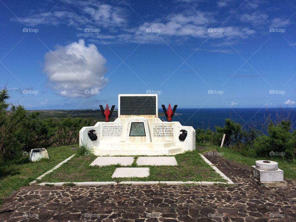 Iwo Jima top of Mt. Suribachi