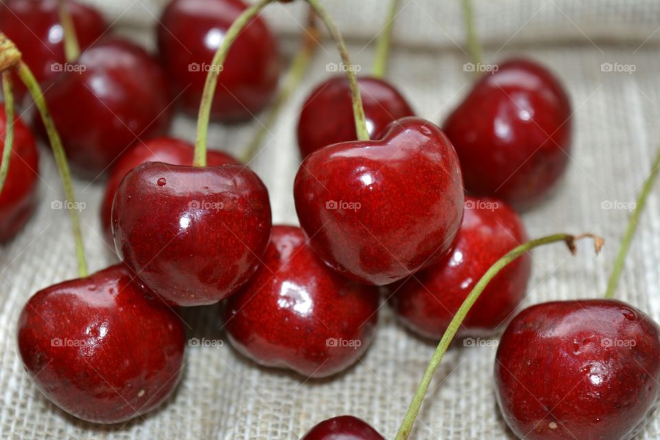 Close-up of fresh cherries