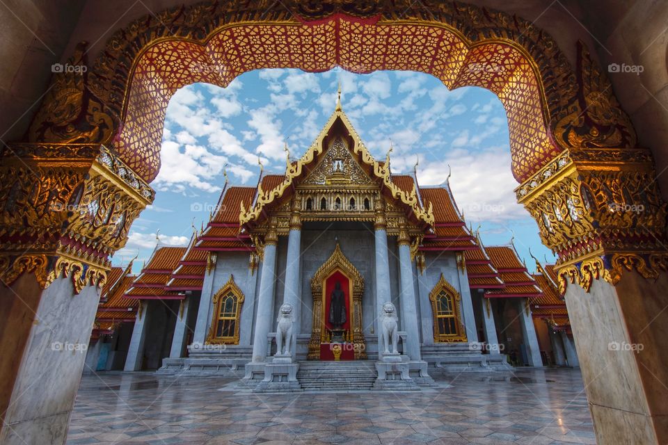 Wat Benchamabophit at Bangkok Thailand 
