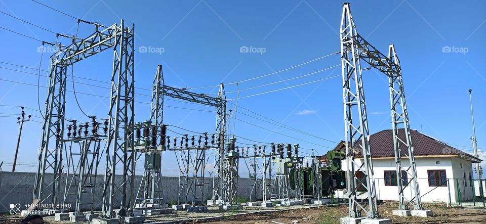 Newly  constructed  33Kv/ 11Kv - 1* 10MVA  Receiving  Sub Station  at a village in  Kashmir  J& K  under central sponsored  PMDP  Scheme  of Govt of India ...