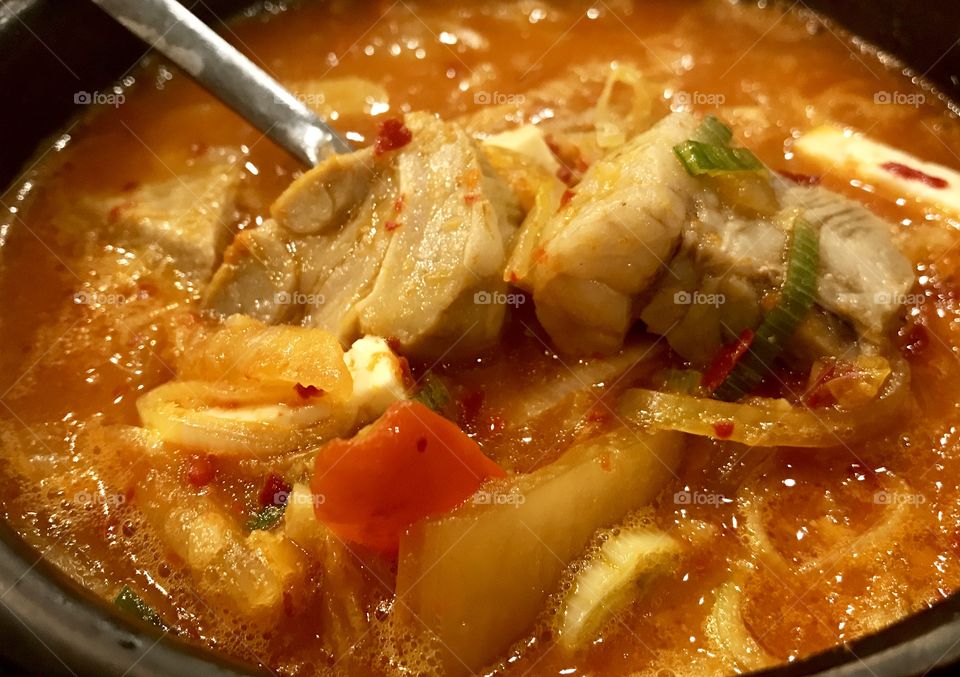 Closeup on delicious dish 