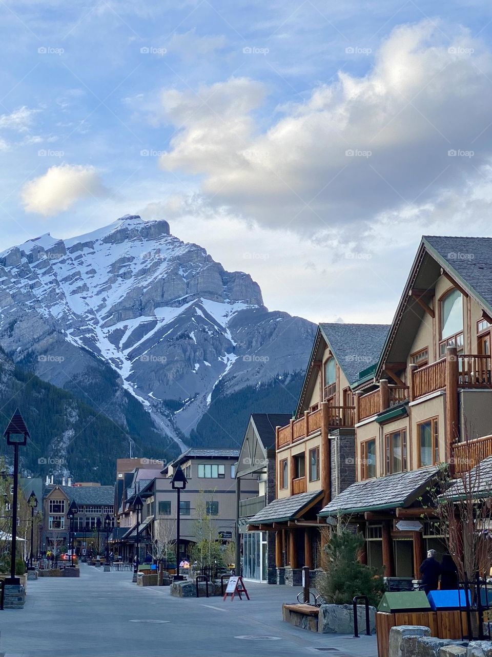 Village in the mountains
