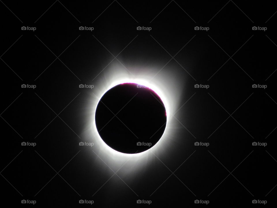 Solar eclipse 2017, totality 