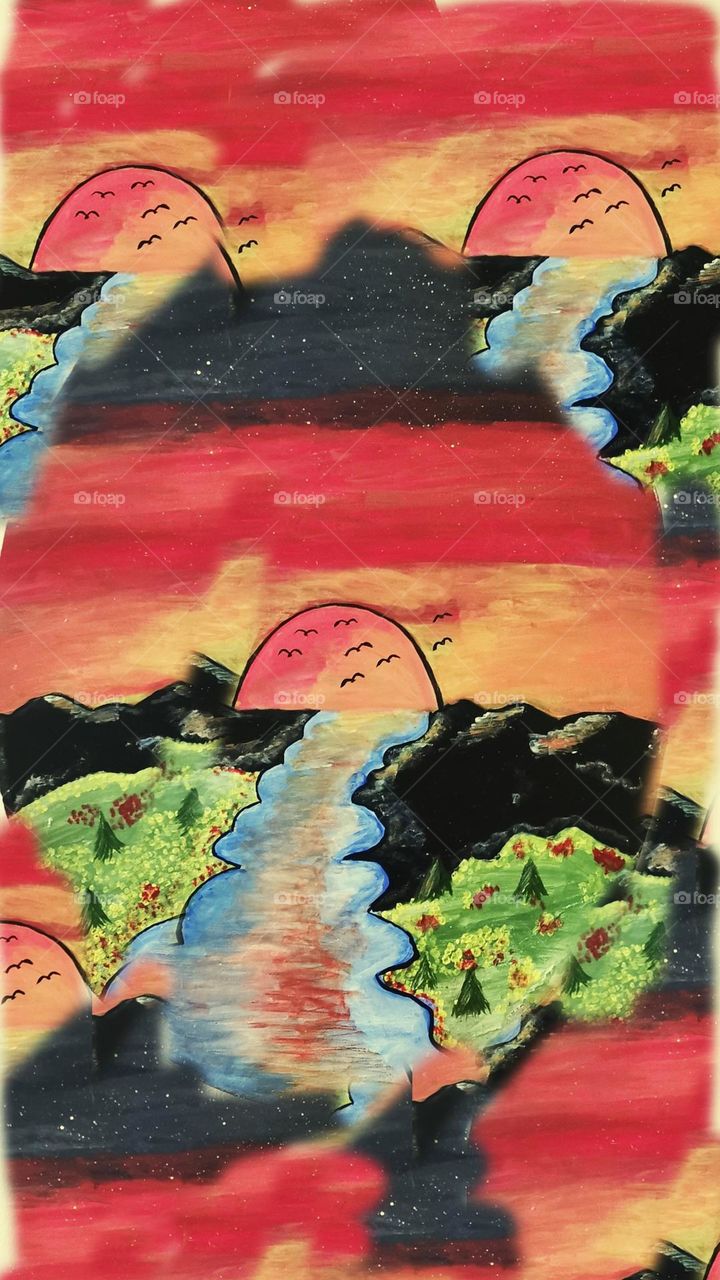 amazing my painting 😁