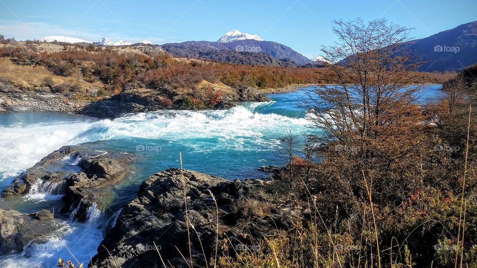 Scenic view of river in winter