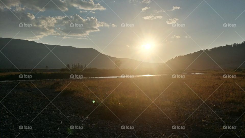 Enjoying The Sunset