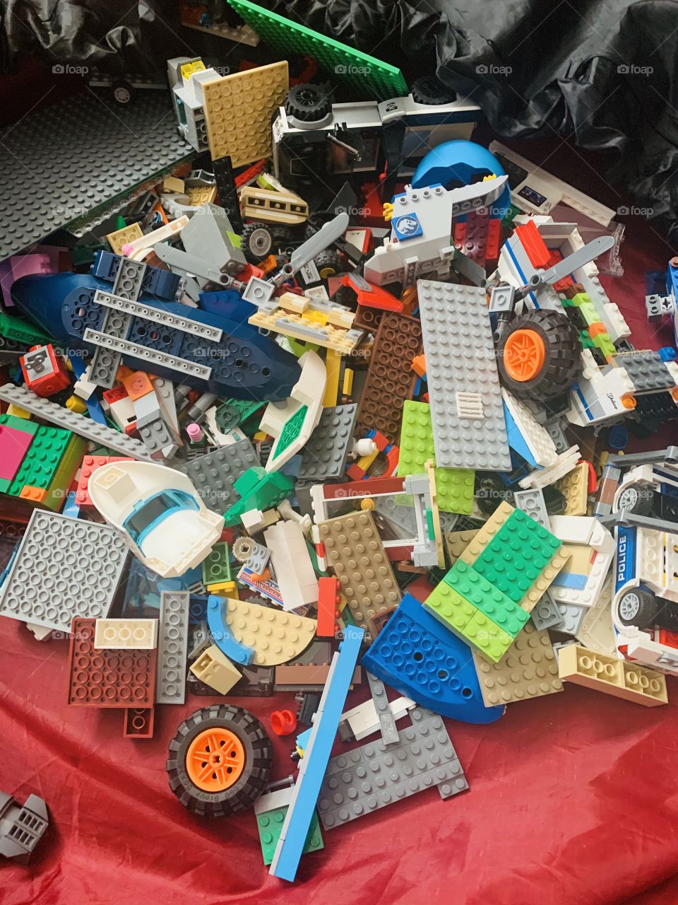 Pile of LEGO 