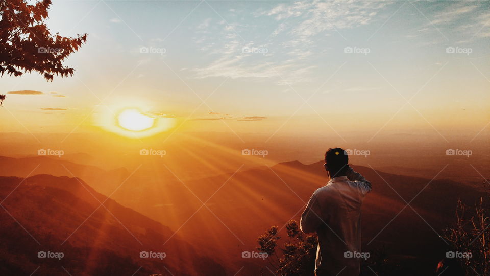 Pôr do Sol em Pico Alto, Guaramiranga - Ce.
