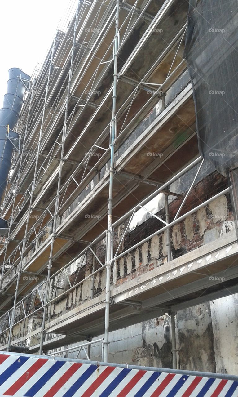 Urban Construction. downtown Philly