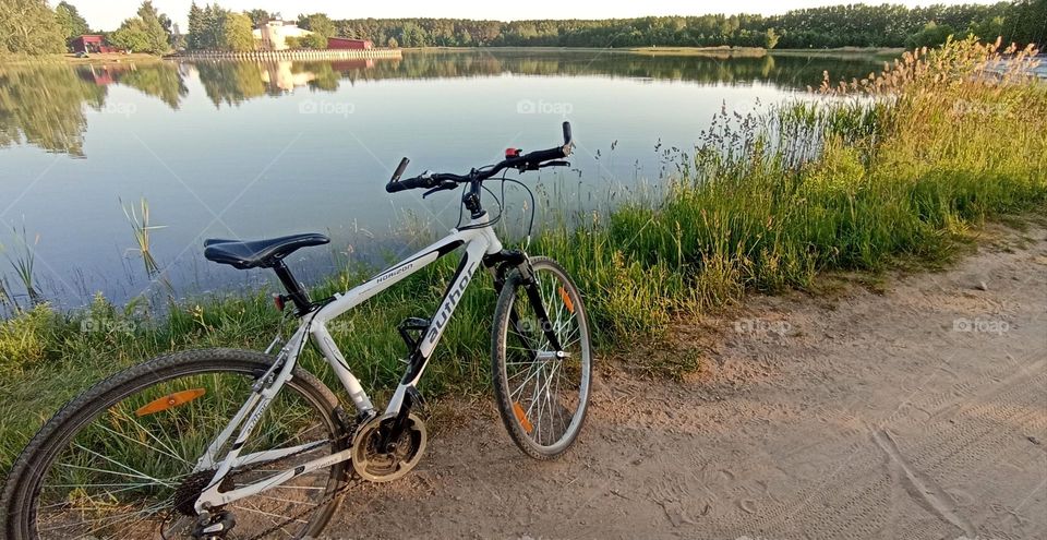 bike 🚲 outside beautiful nature landscape lake shore