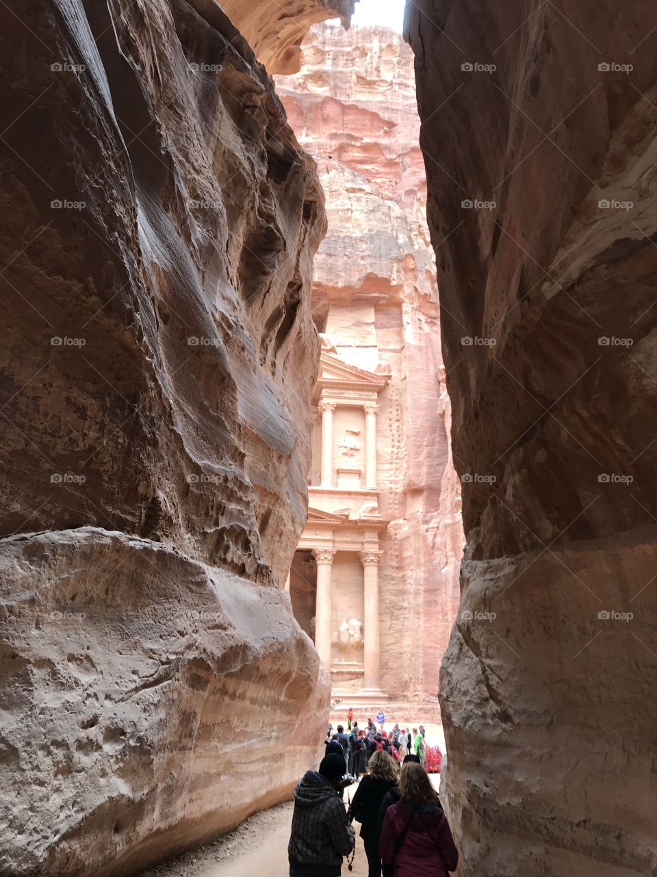 The majestic treasury in Petra, Jordan, which was featured in Indiana Jones and the Last Crusade. 