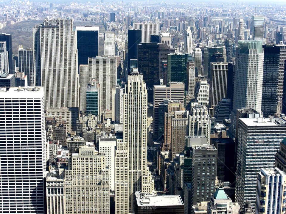 New York City from building top