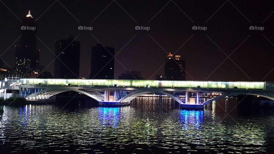 Kaohsiung Bridge is a bridge across the Love River in southern Taiwan