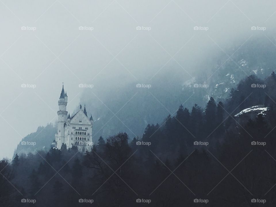 Castle on a mountain