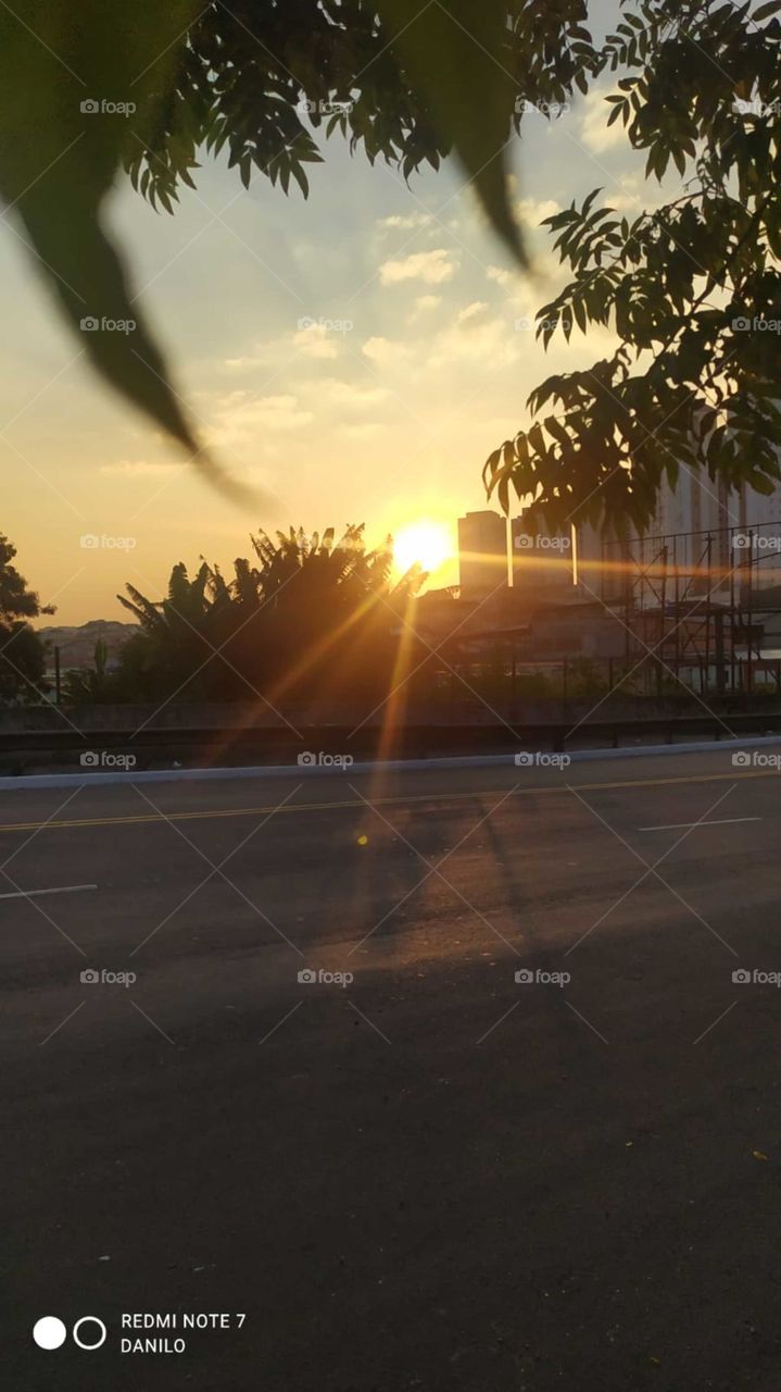 por do sol, muito lindo 💘 😍