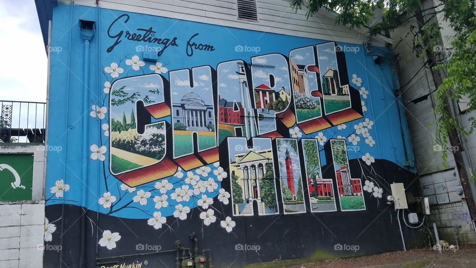 chapel hill north carolina mural