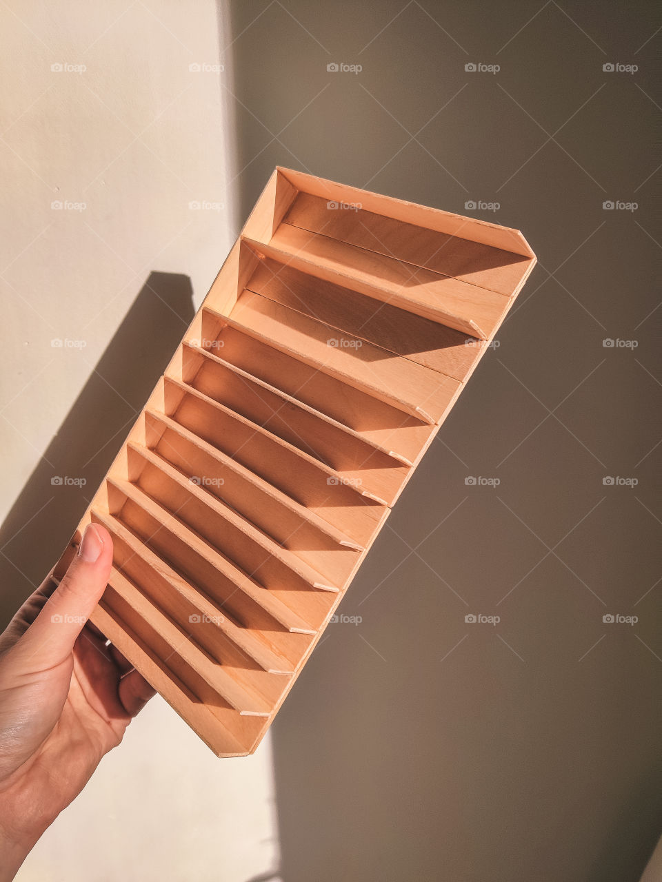 Handmade jewelry box in the making