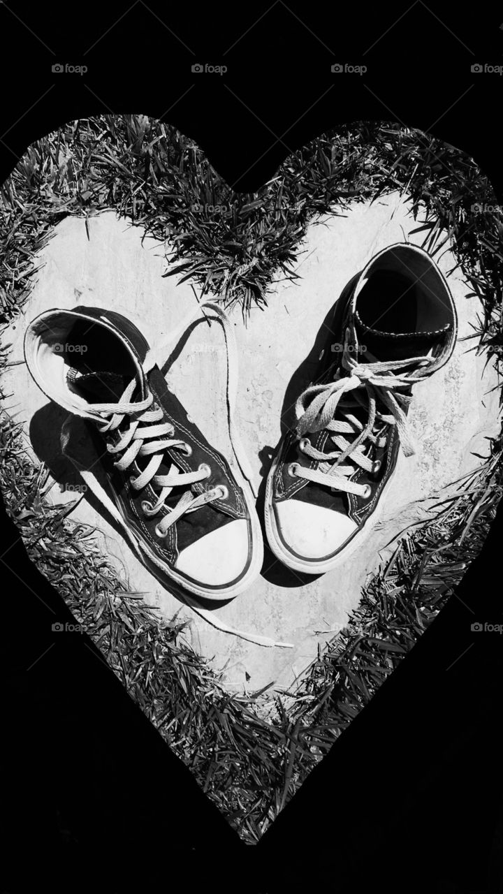 Love for converse. Heart rock converse