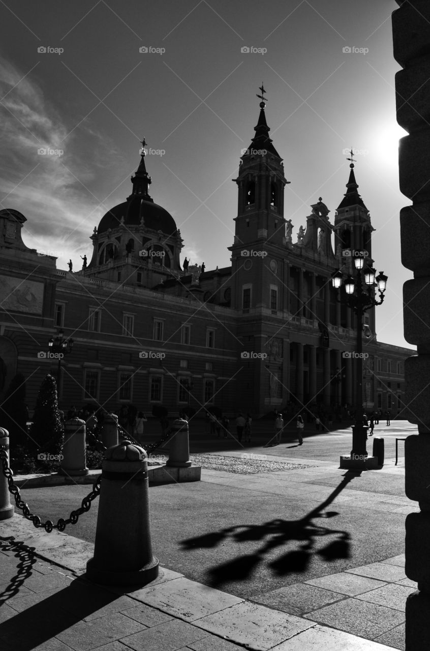 Almudena Cathedral. Almudena Cathedral, Madrid, Spain.