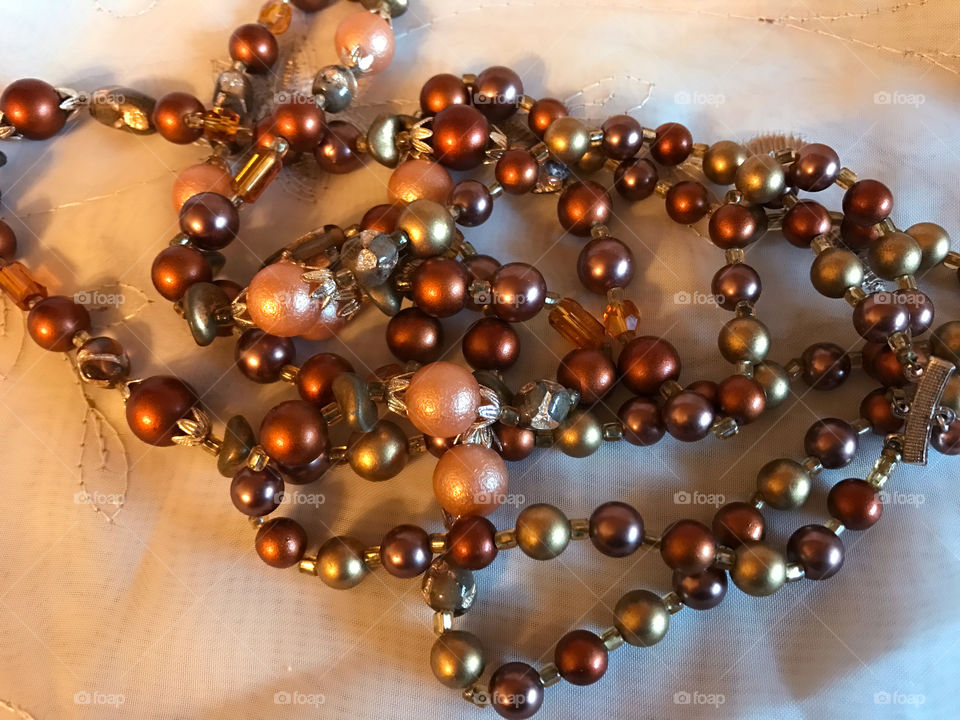 Vintage bead necklace