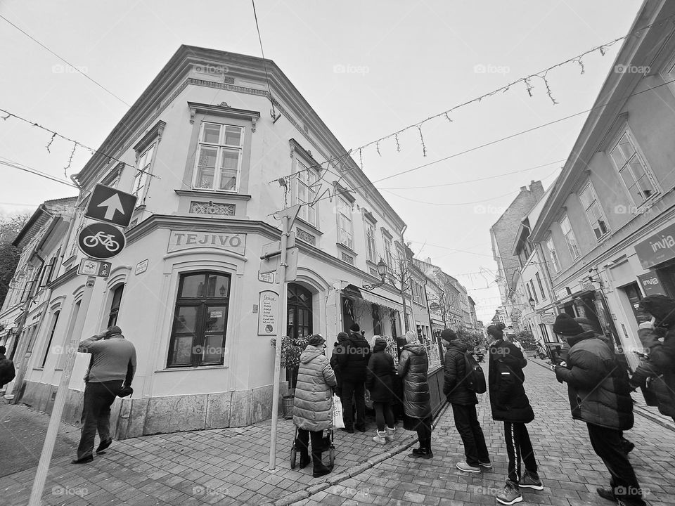 random Sunday street scene