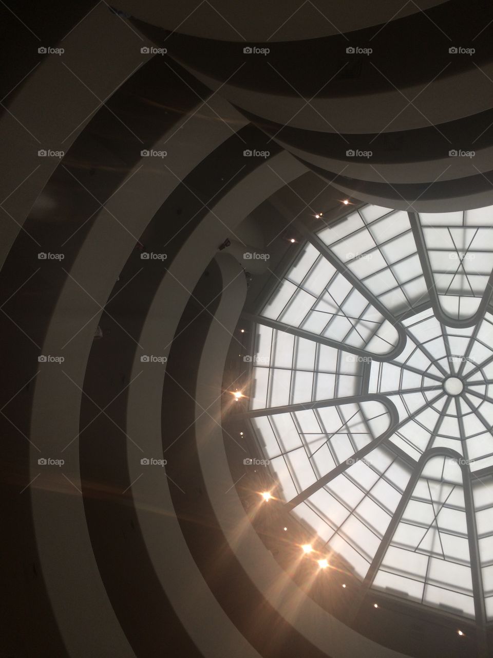 Guggenheim Museum New York spiral interior 