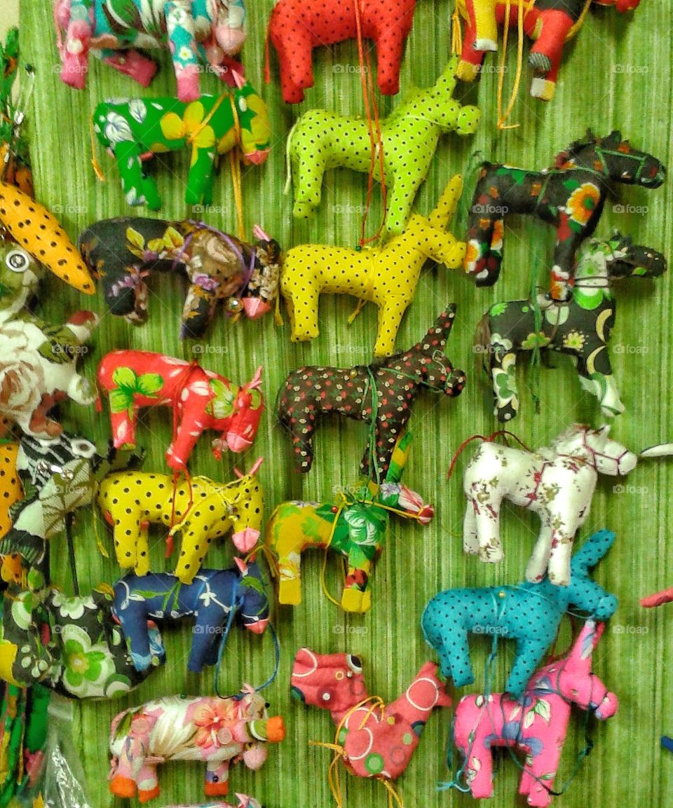 Russian folk toy. hand made