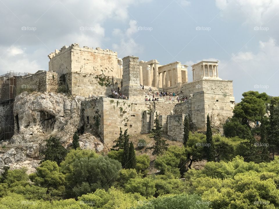 Athenian Acropolis has remained and impressed throughout the ages