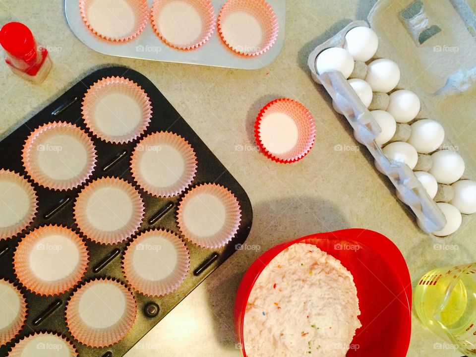 Baking flat lay