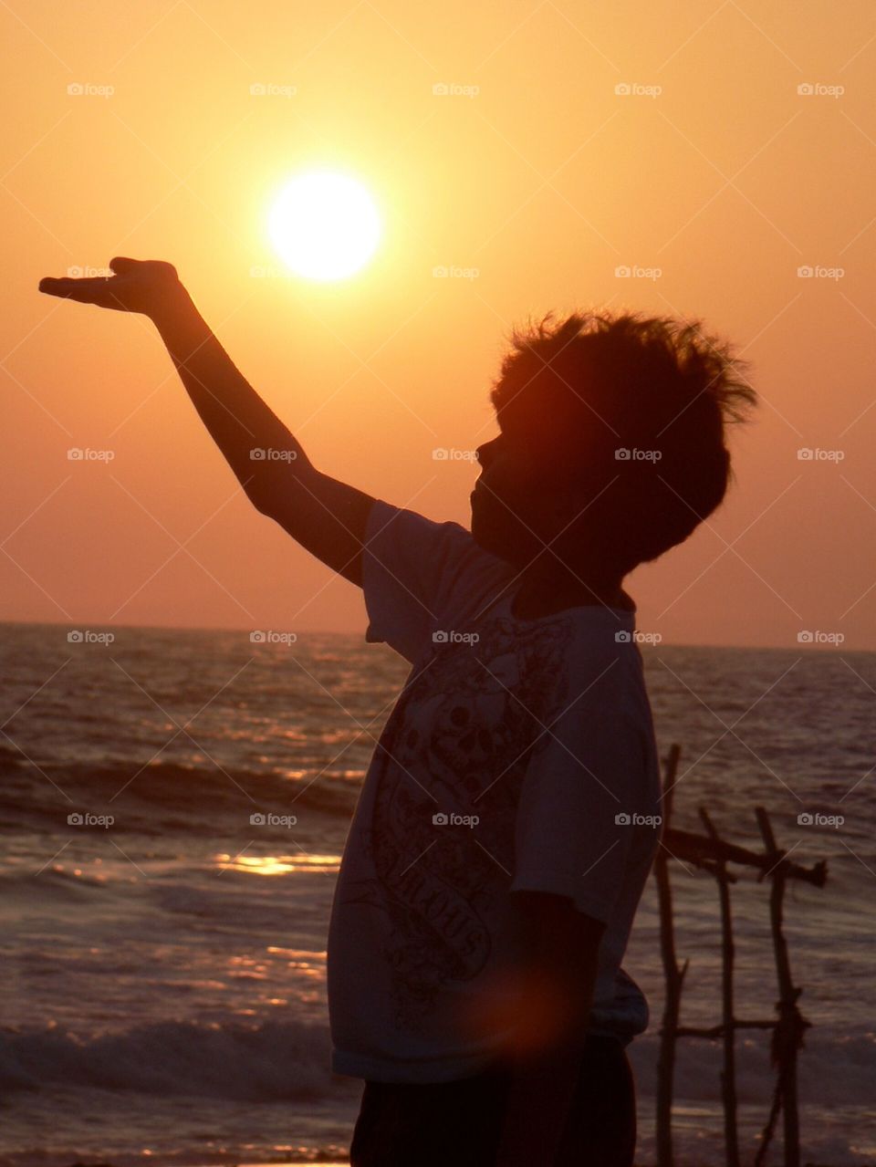 Sun In the palm if my hand 