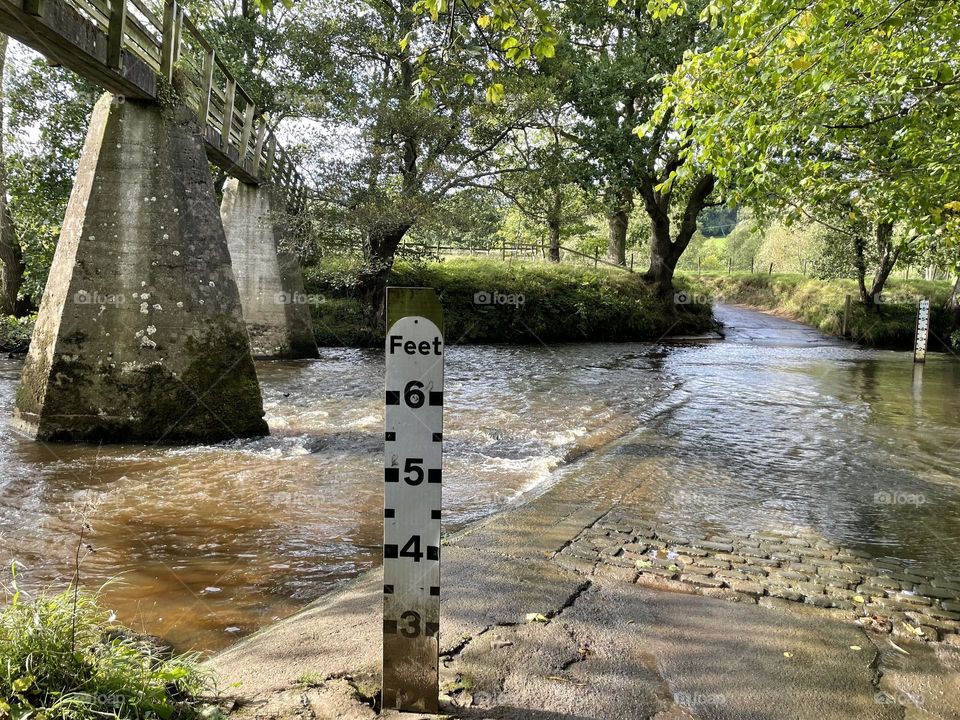 Ford … to cross over the river with water depth measure just in case 😂