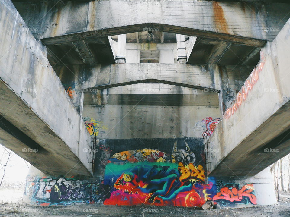 concrete bridge construction