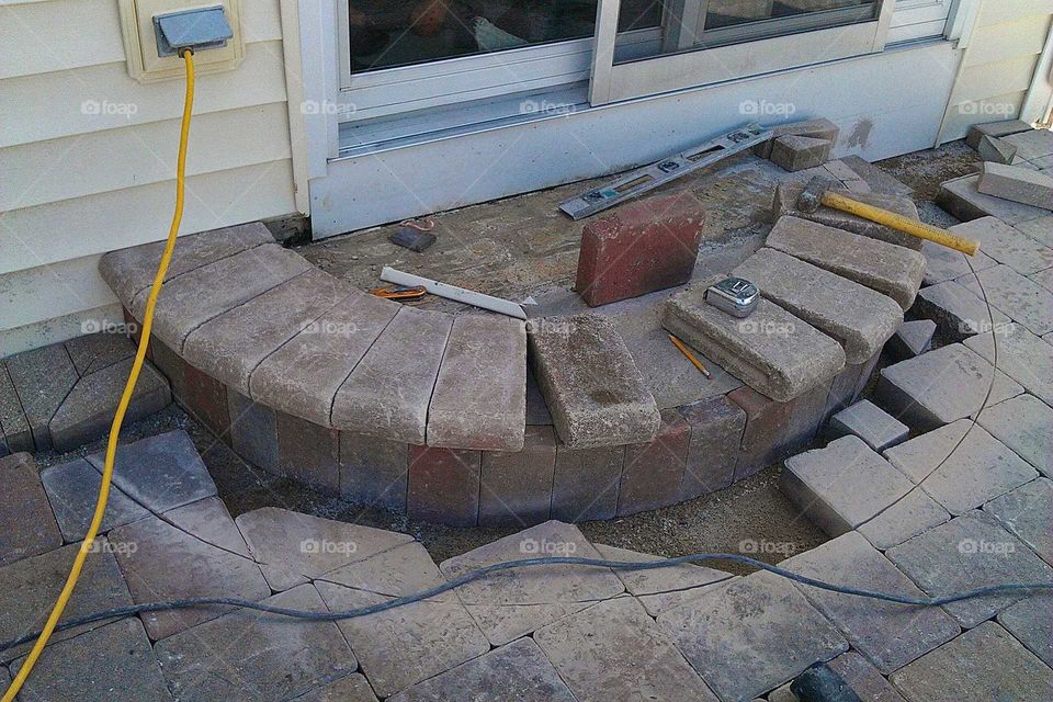 building a patio