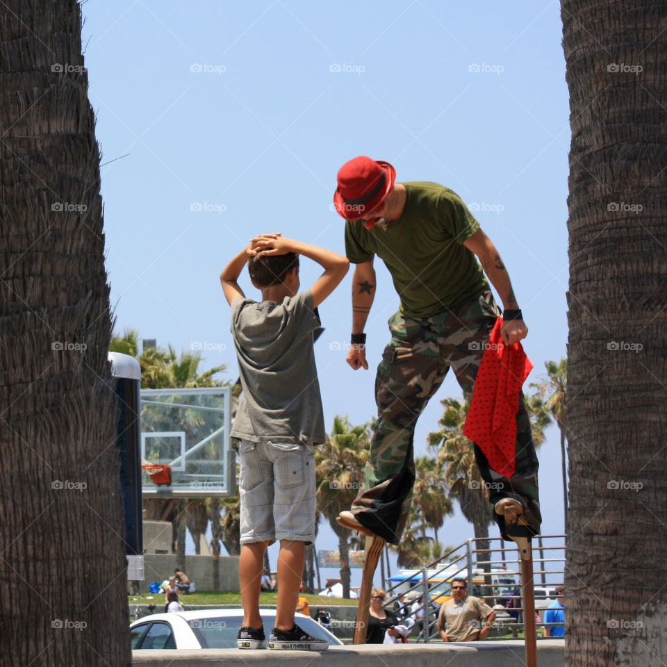 Venice Beach Performer