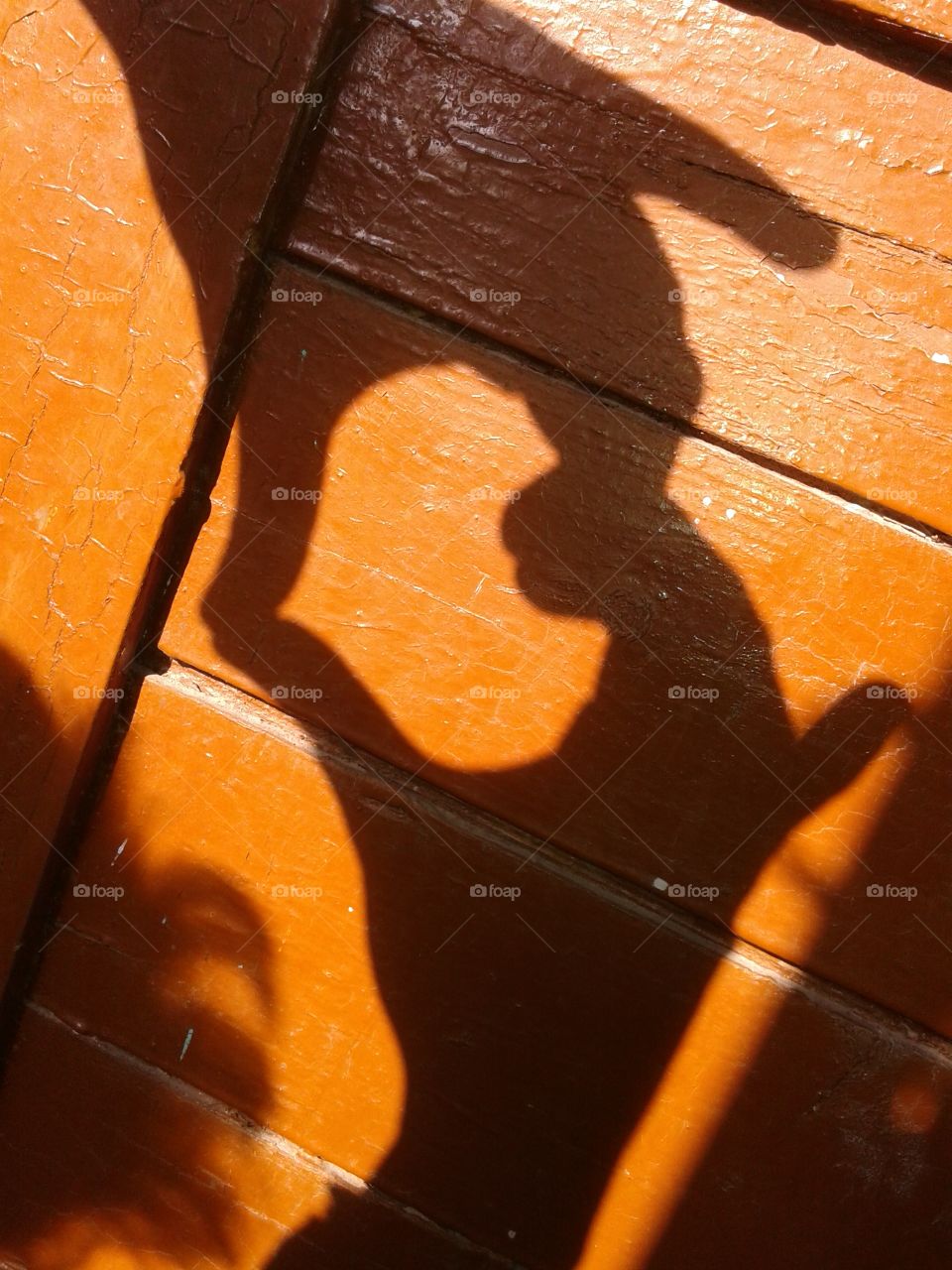 image. heart shadow