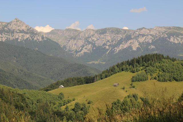 alpine landscape, Carpathian mountains in Romania