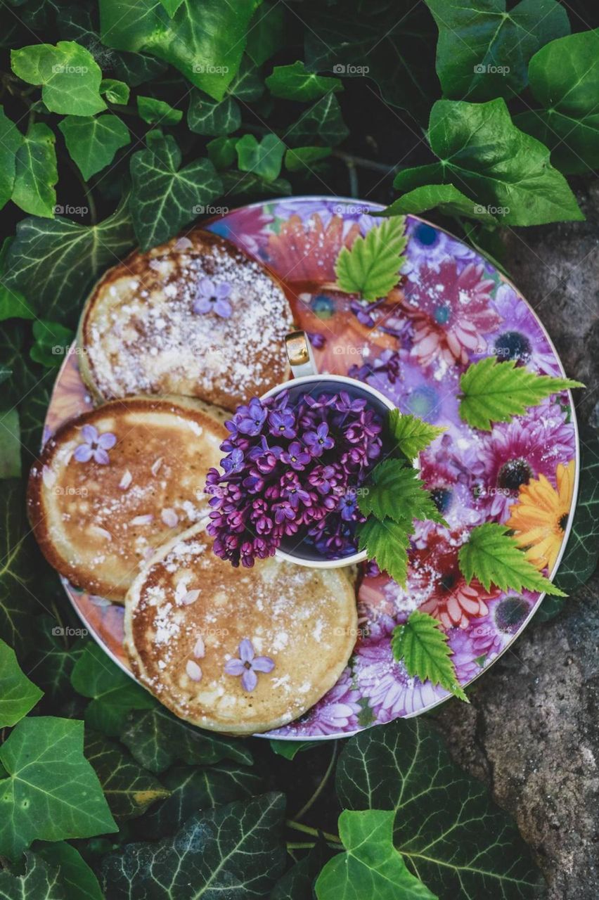 pancake colors food
