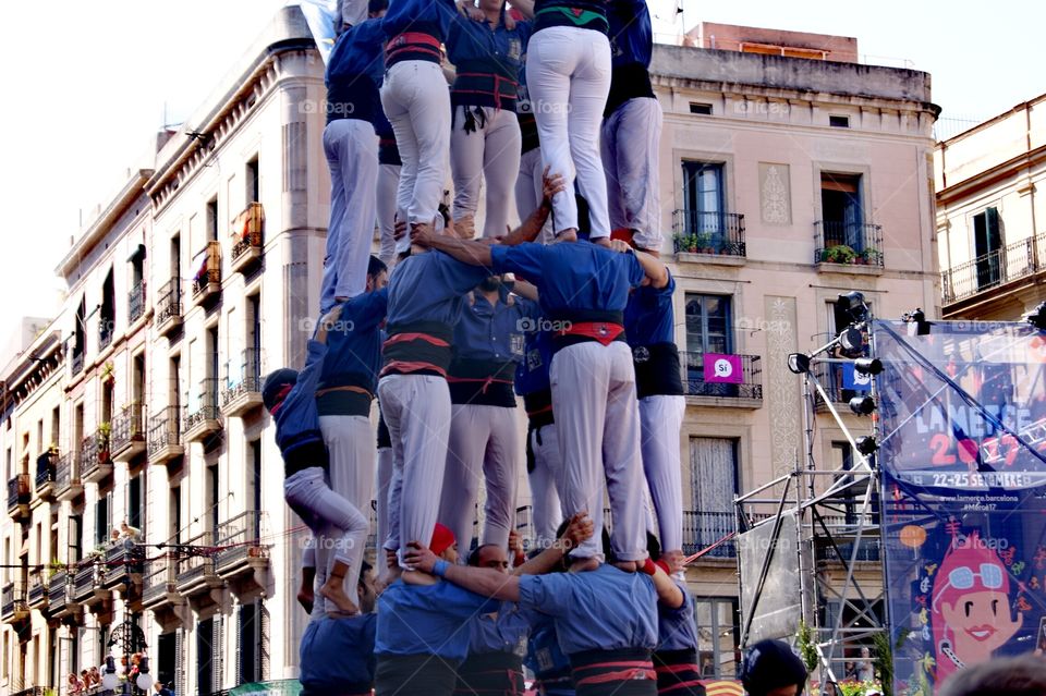 Barcelona castellers