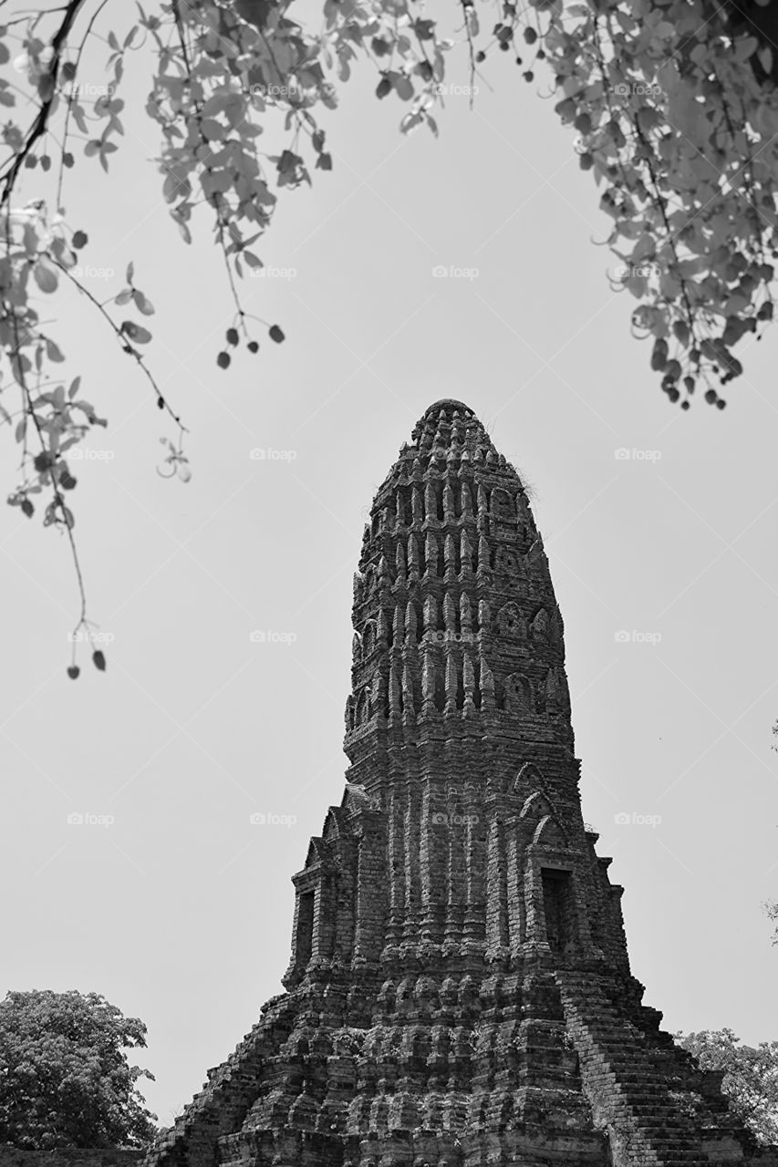 Ancient remains in temple. Ancient remains in temple