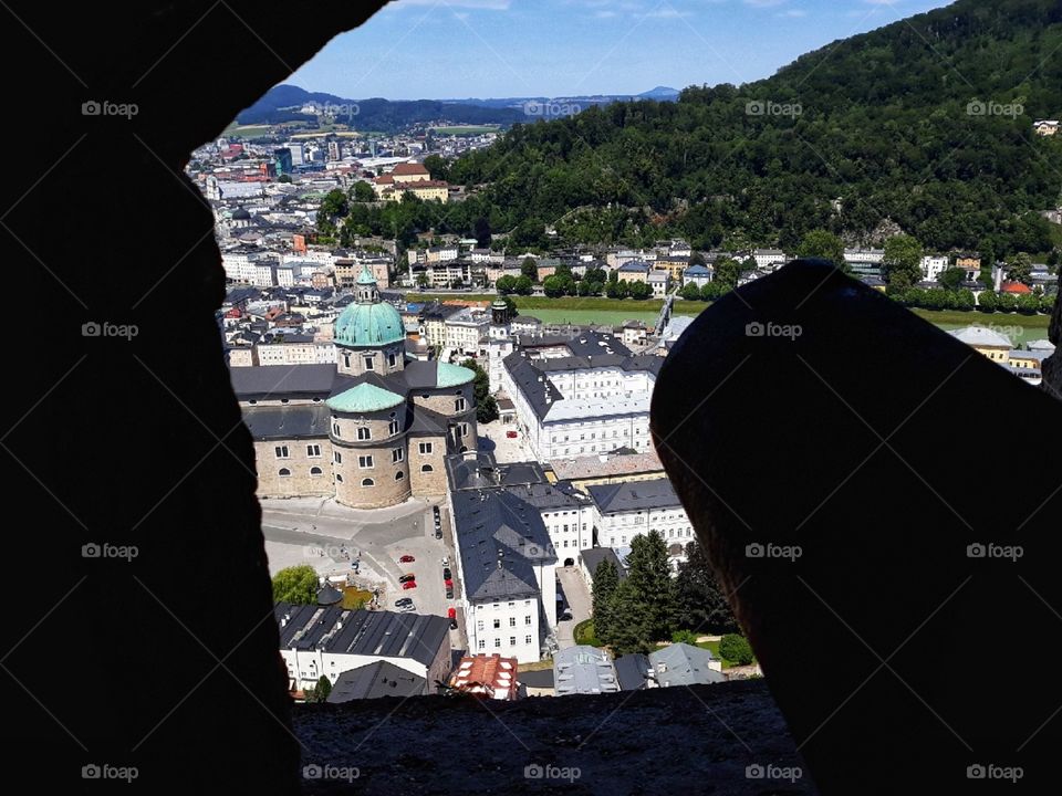 Town viewed from the castle window