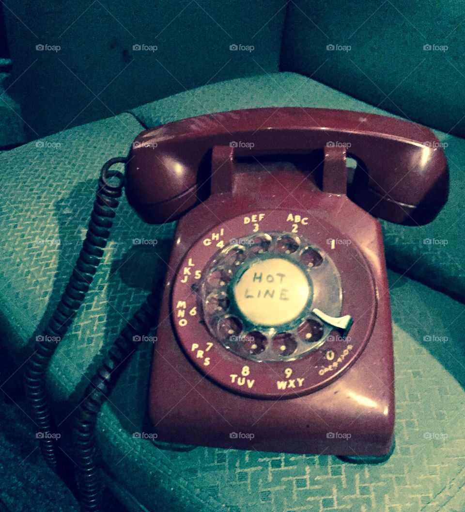Old school rotary phone 